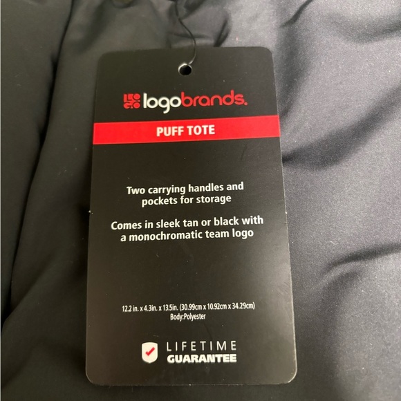 Black Baltimore Ravens Puff Tote Bag - Picture 4 of 7